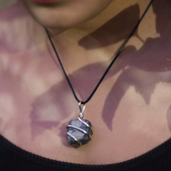 AYANA Charoite Crystal Pendant Necklace for Women - Authentic Healing Stone - Picture 8 of 8